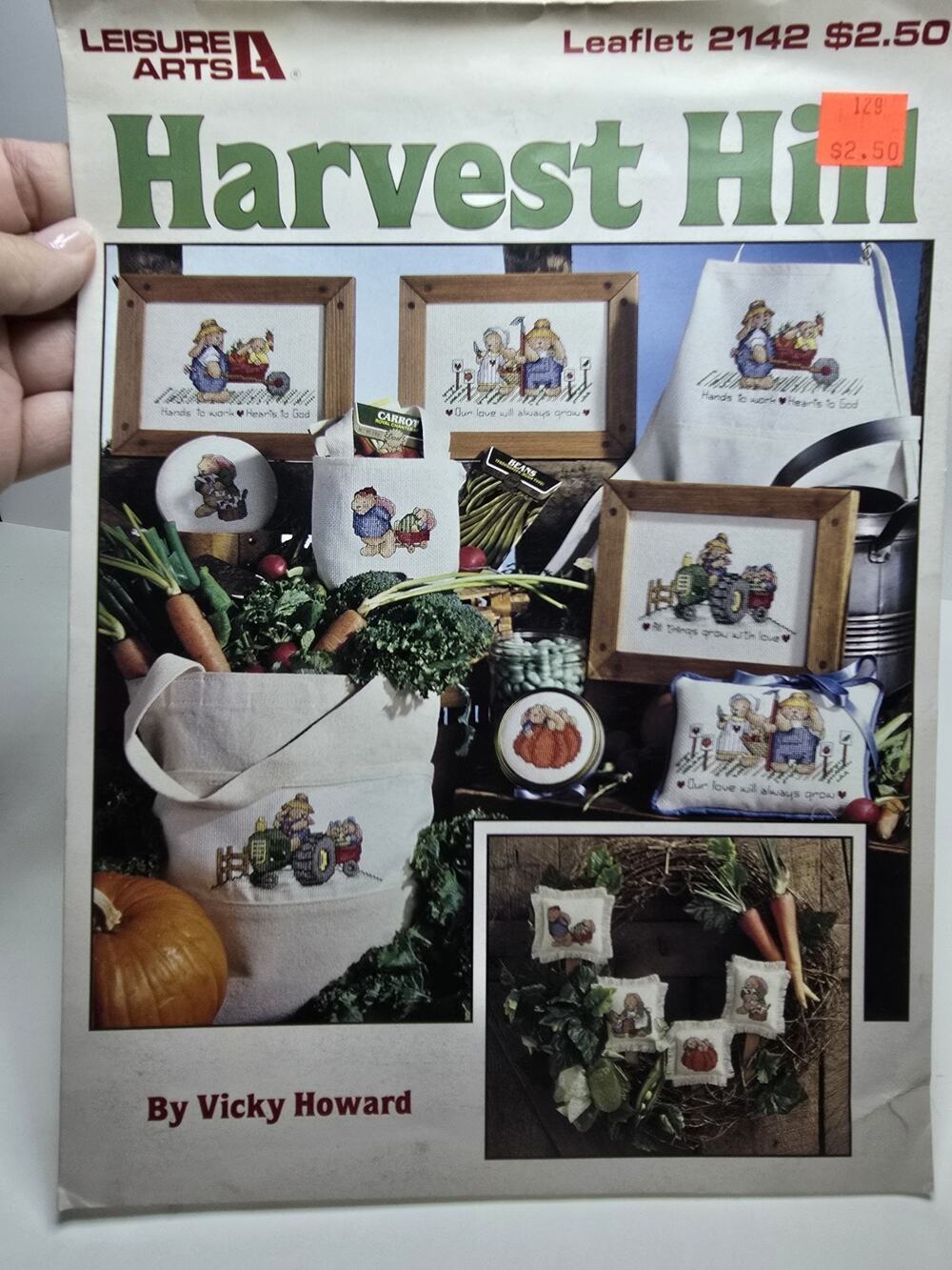 HARVEST HILL Counted Cross Stitch Leaflet by Leisure Arts #2142